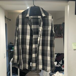 Black/Grey and white Rag & Bone flannel in great shape!